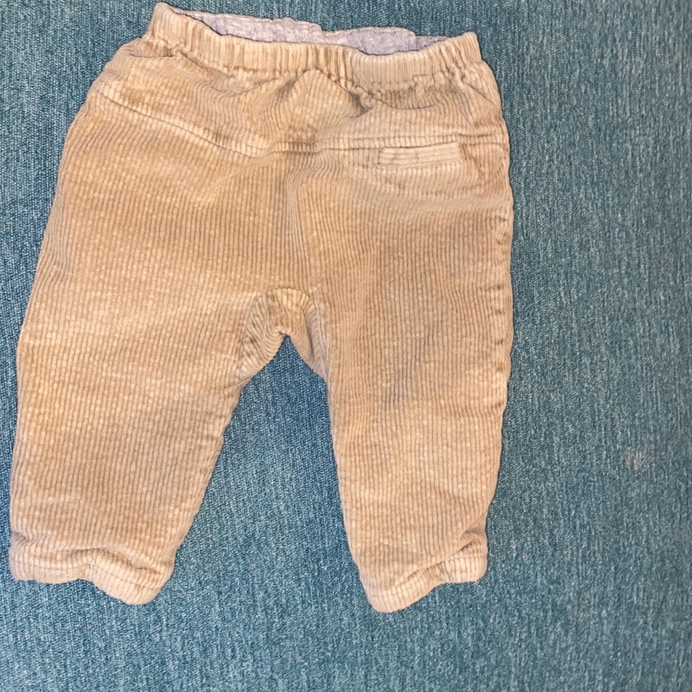 Little White Co little boys 6-8 MOS corduroy pants